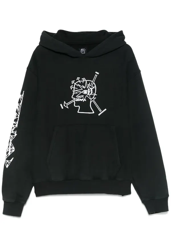 Brain Dead Neuro Free hoodie - Svart