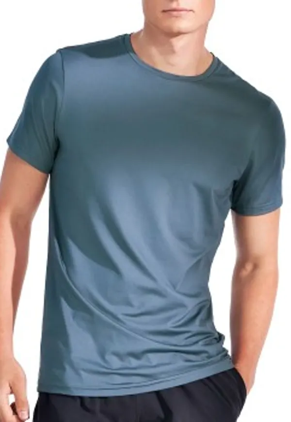 Bread and Boxers Active Crew Neck Blå polyester X-Large Herr