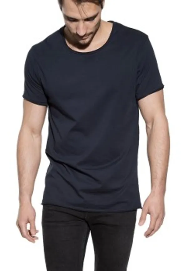 Bread and Boxers Crew Neck Relaxed Marin ekologisk bomull Large Herr