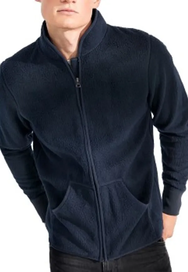 Bread and Boxers Fleece Jacket Marin polyester Large Herr