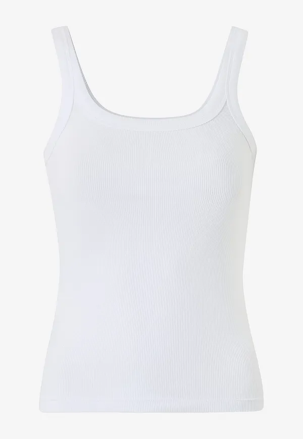 Bread & Boxers - Linne Singlet Ribbed - Vit