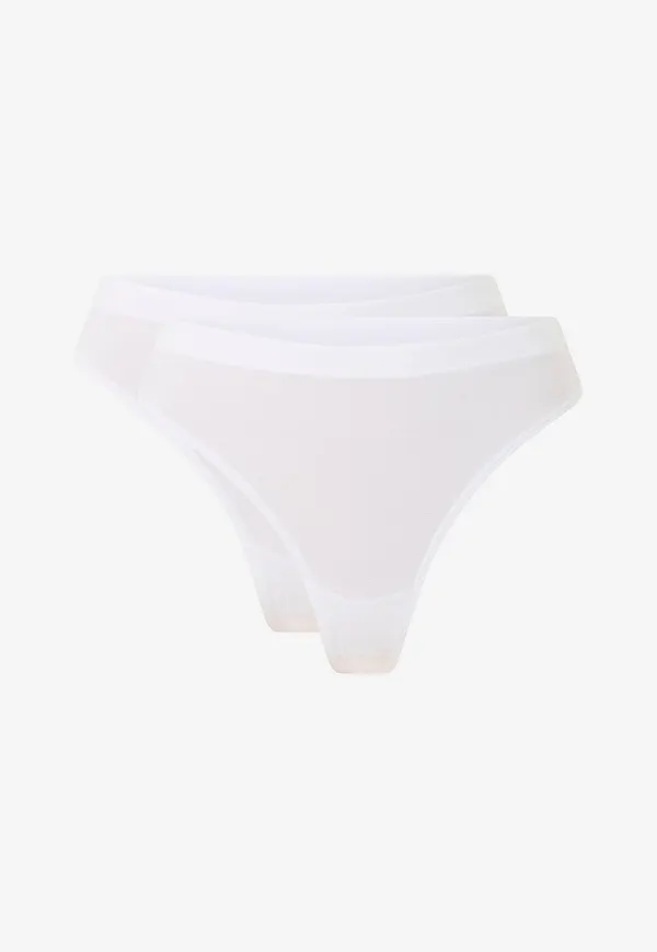 Bread & Boxers - Stringtrosor 2-pack - Vit
