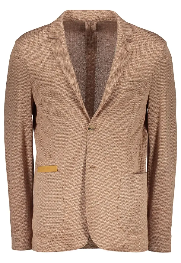 Brett Johnson enkelknäppt blazer - Brun