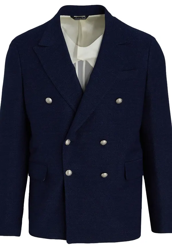 Brian Dales dubbelknäppt blazer - Blå