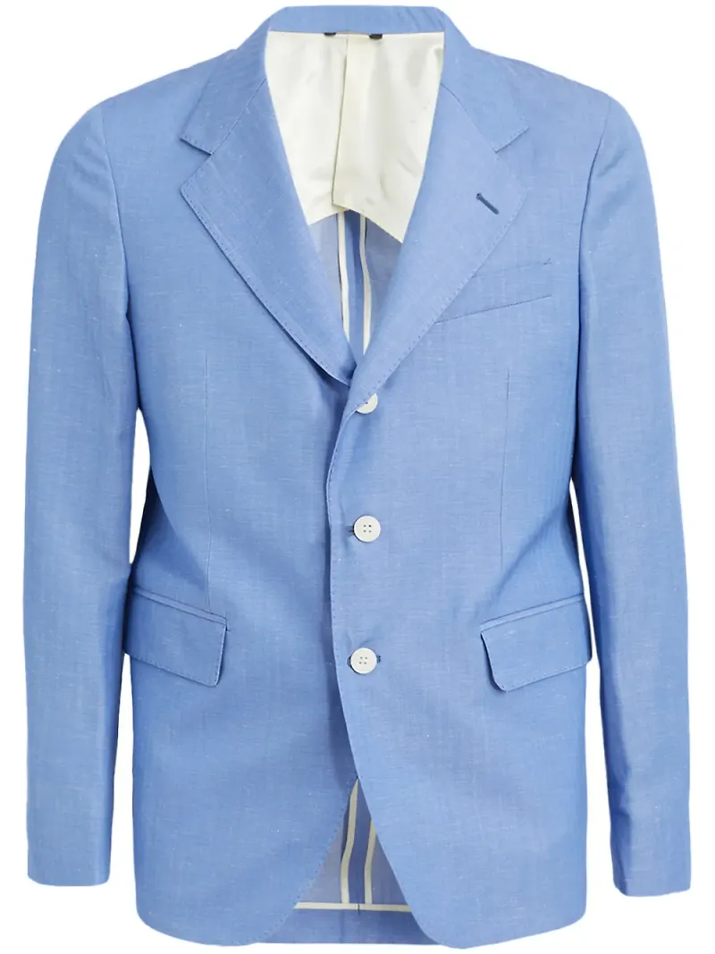 Brian Dales enkelknäppt blazer - Blå