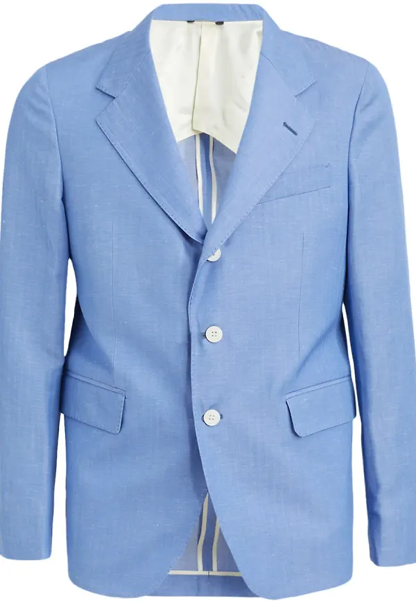 Brian Dales enkelknäppt blazer - Blå