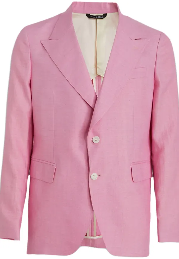 Brian Dales enkelknäppt blazer - Rosa