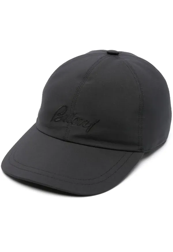Brioni basebollkeps med logotyp - Blå