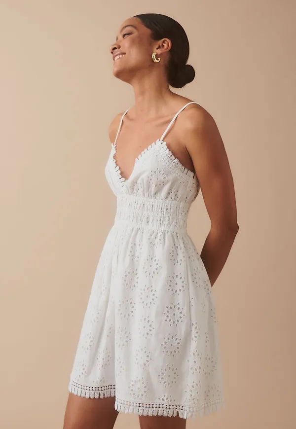 Broderie anglaise dress