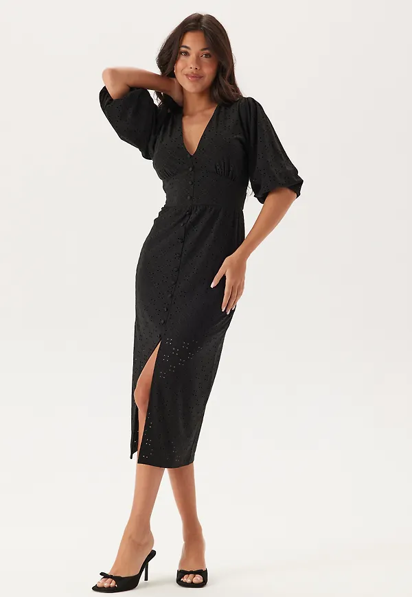 Broderie Anglaise Puff Sleeve Dress
