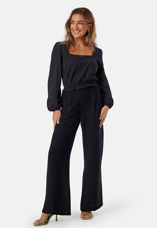 Broderie Anglaise Square Neck Blouse