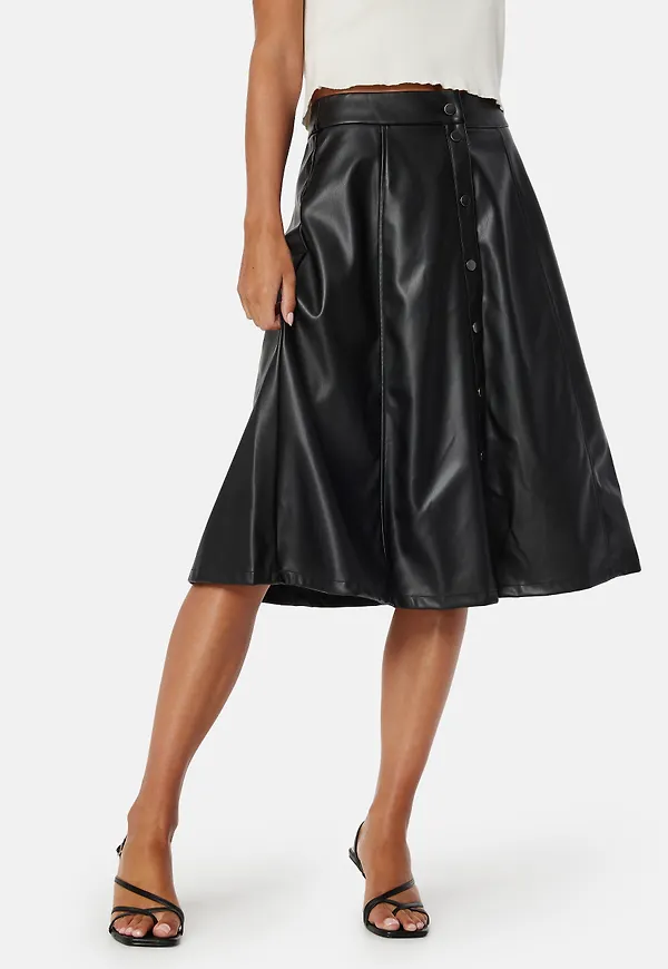 Brown HW Coated Skirt