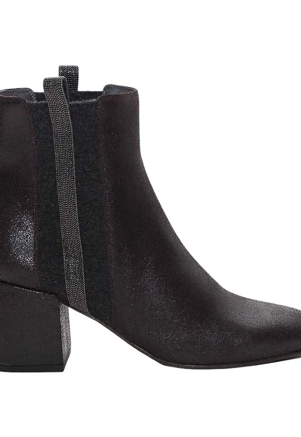 Brunello Cucinelli - Boots - Svart - Dam - Storlek: 39 Eu,37 EU