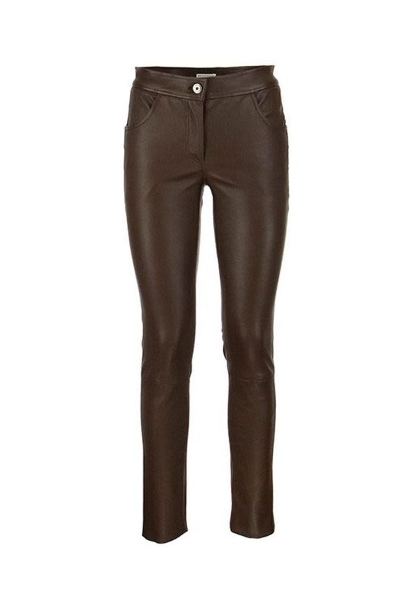Brunello Cucinelli - Kostymbyxor - Brun - Dam - Storlek: S