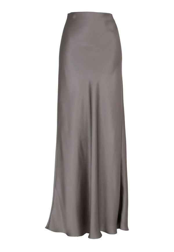 Brunello Cucinelli - Maxikjolar - Grå - Dam - Storlek: Xl,4Xl