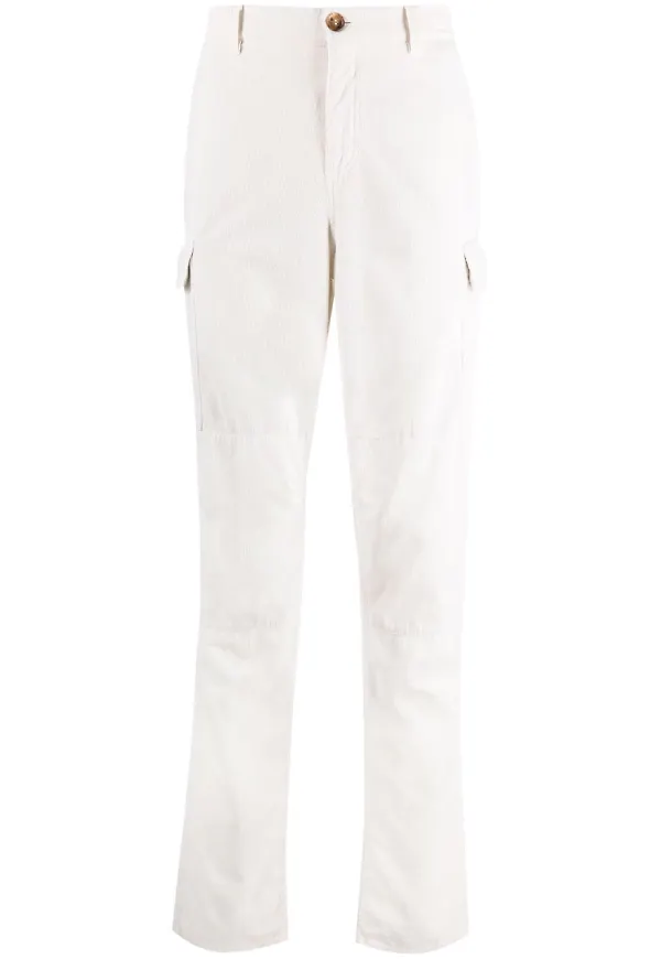 Brunello Cucinelli cargobyxor i manchester - Vit