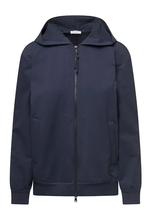 Brunello Cucinelli Dragkedja Blå, Dam
