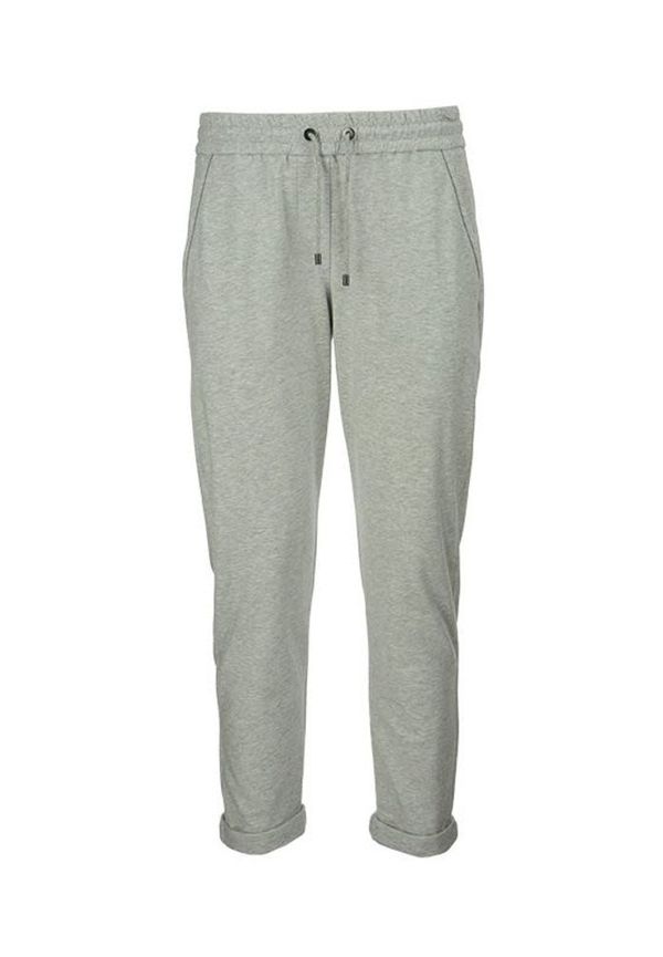 Brunello Cucinelli Lightweight Frch Terry Trousers Grå, Dam