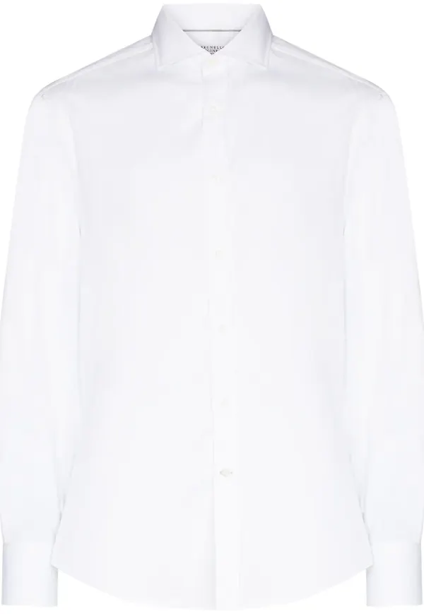 Brunello Cucinelli skjorta - Vit