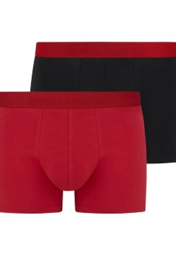Bruno Banani Kalsonger 2P Flowing Shorts Röd bomull Large Herr