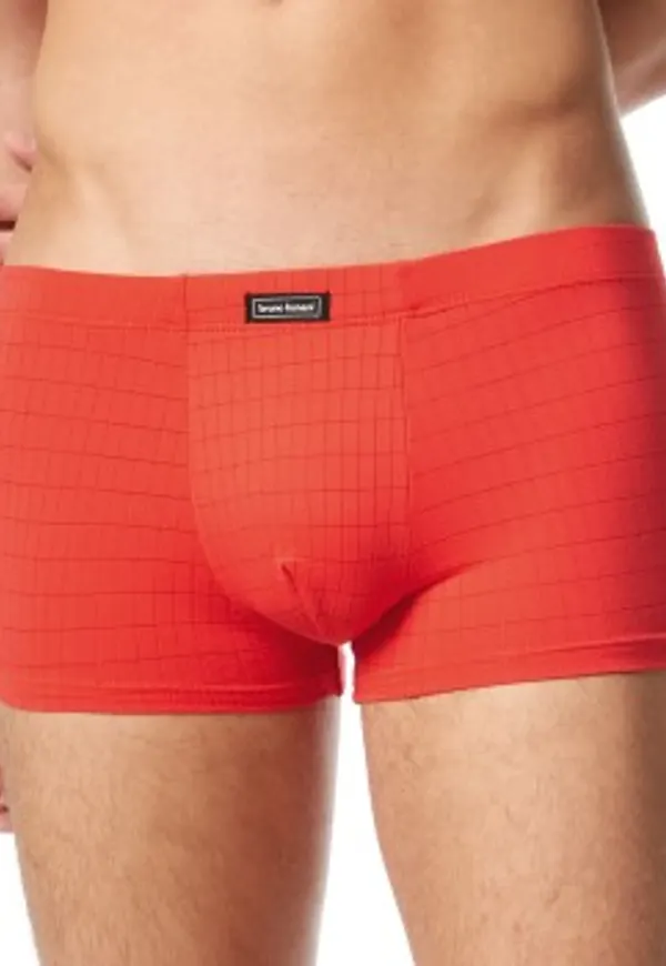 Bruno Banani Kalsonger Check Line 2 0 Hipshort Röd polyamid X-Large Herr
