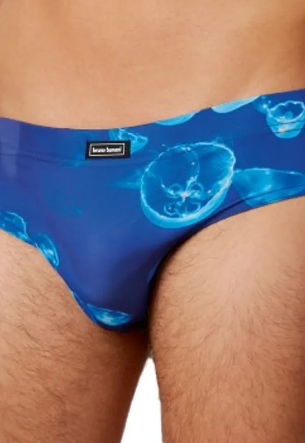 Bruno Banani Kalsonger Subaqua Sportslip Brief Blå Mönstrad polyester Small Herr