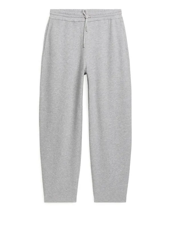 Brushed Terry Trousers - Grey