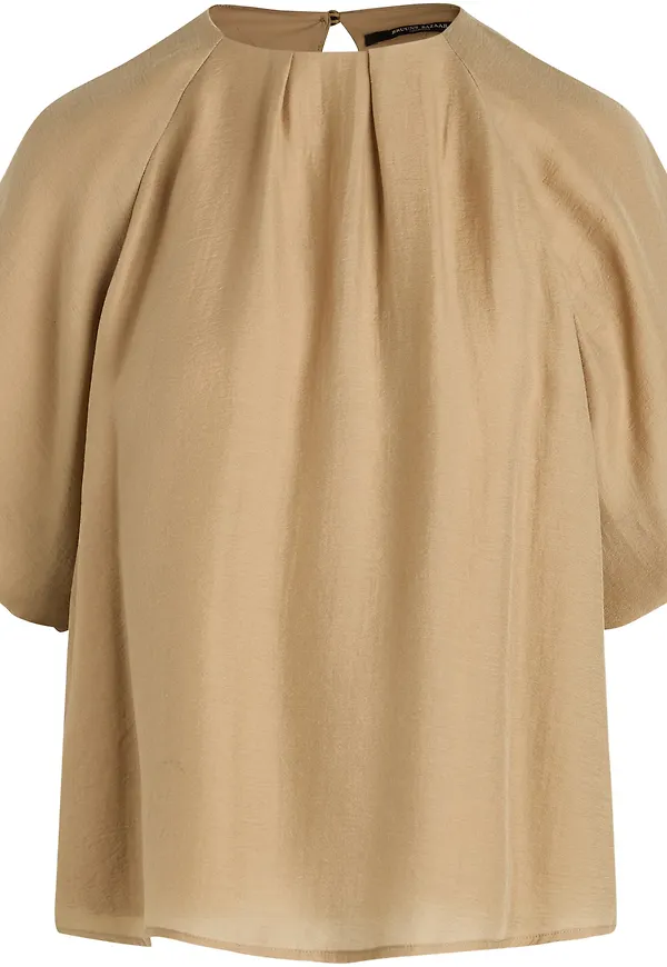 BRUUNS BAZAAR Blus 'Dona' brun