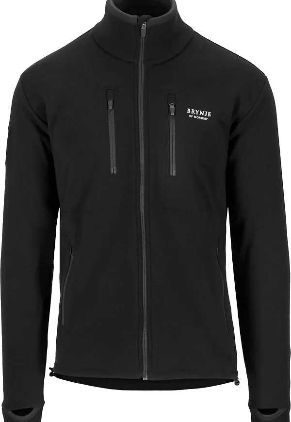 Brynje Antarctic Jacket w/full windcover Black