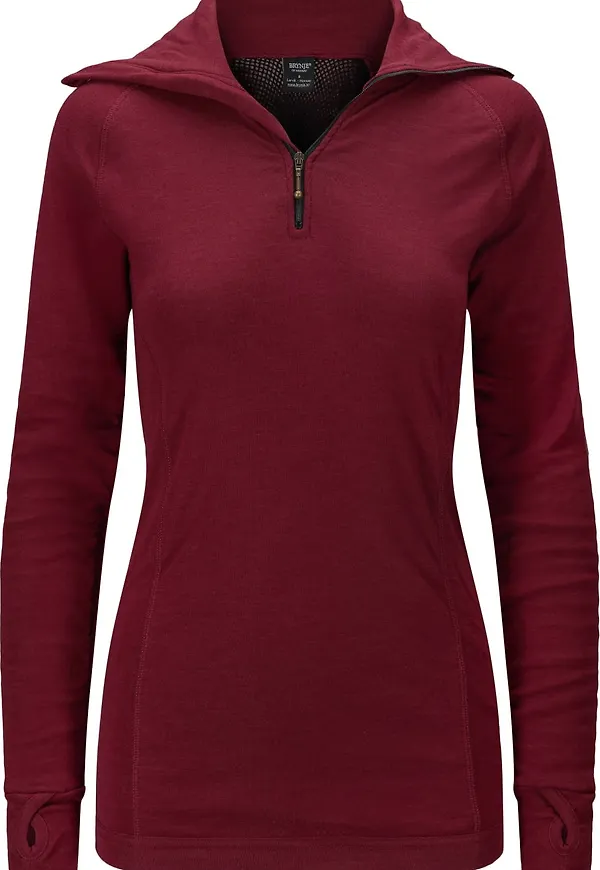 Brynje Arctic Zip Polo W's Chianti