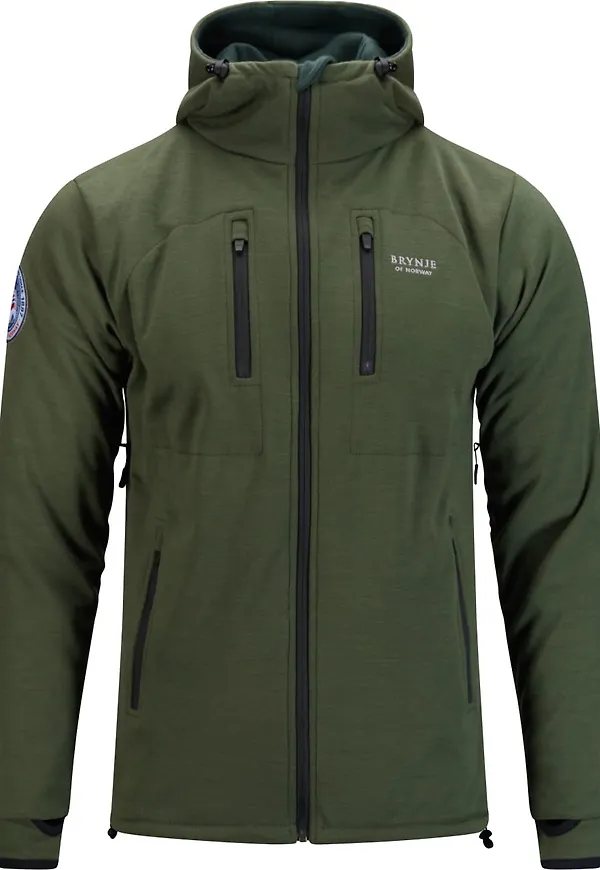 Brynje Unisex Antarctic Jacket With Hood Caktus