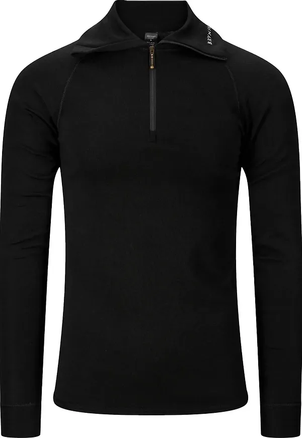 Brynje Unisex Classic Zip Polo Shirt Black