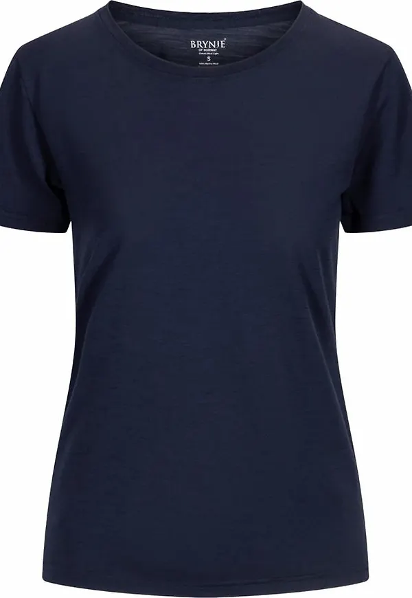 Brynje Women's Classic Wool Light T-Shirt Navy