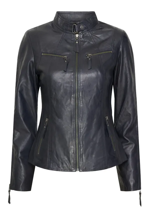 Btfcph Leather Jackets Svart, Dam