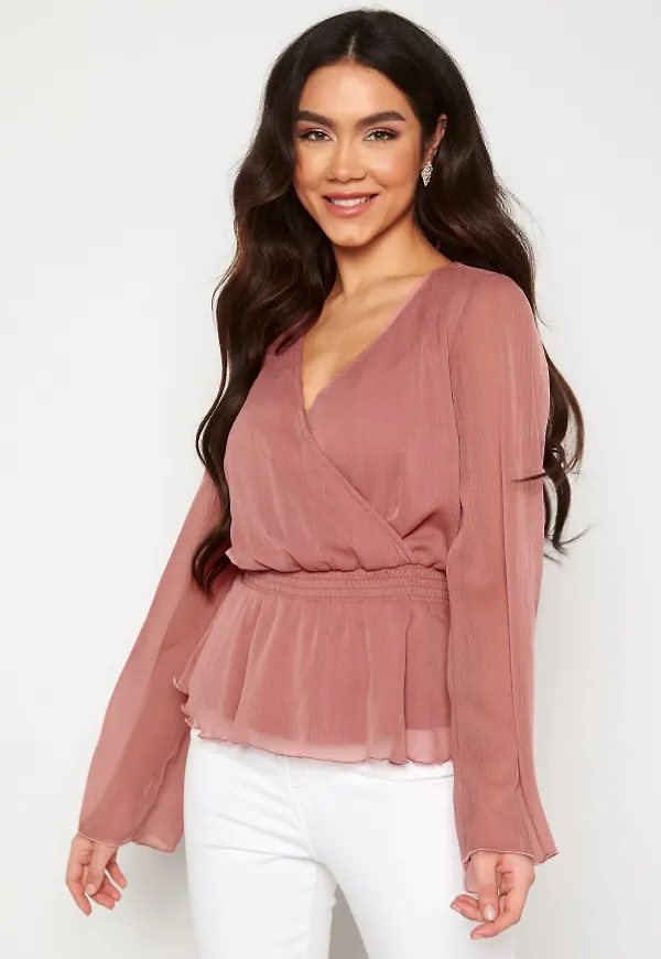 BUBBLEROOM Alarah blouse Dusty pink 34