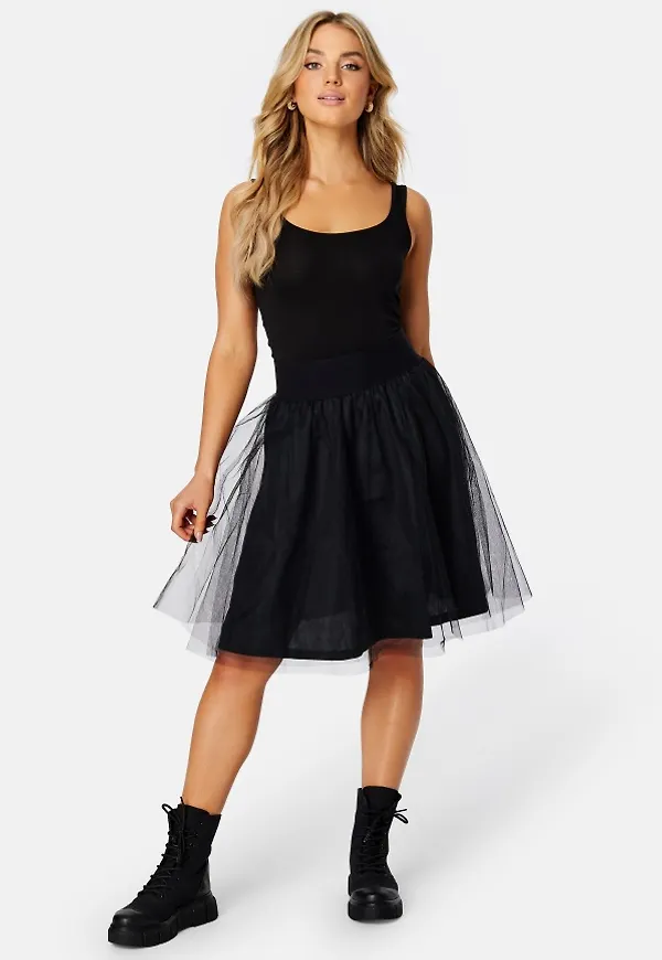 BUBBLEROOM Amina tulle skirt Black L