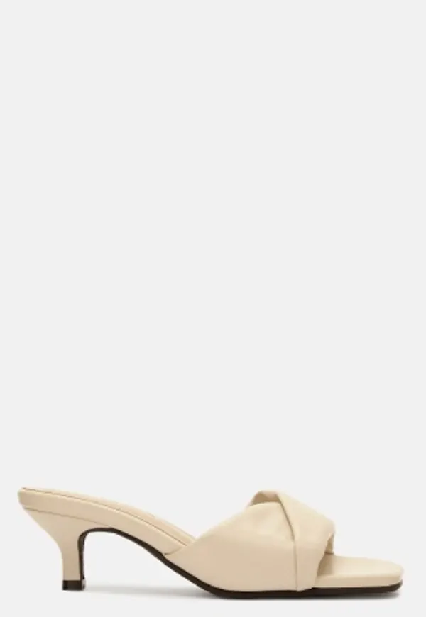 BUBBLEROOM Ana Heeled Sandal Light beige 36