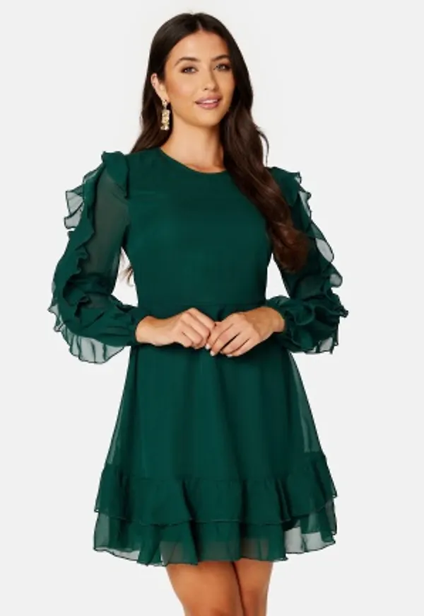 BUBBLEROOM Bea dress Green XS