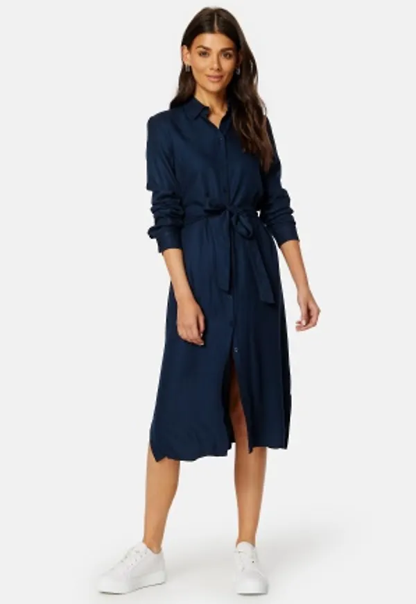 BUBBLEROOM Bella shirt dress Dark blue 46