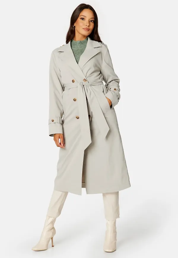BUBBLEROOM Berlynn Trenchcoat Dusty green 44