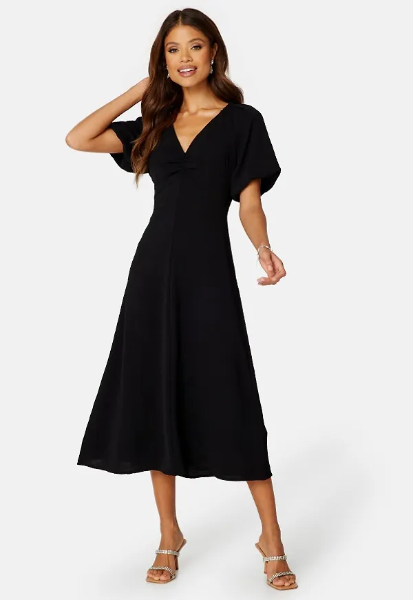 BUBBLEROOM Billie Structured Dress Black 34