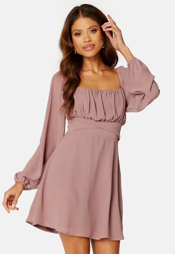 BUBBLEROOM Brenna Dress Old rose 34