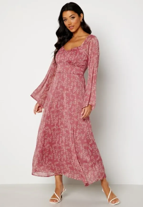 Bubbleroom Care Leilani Dress Old rose / Patterned 38