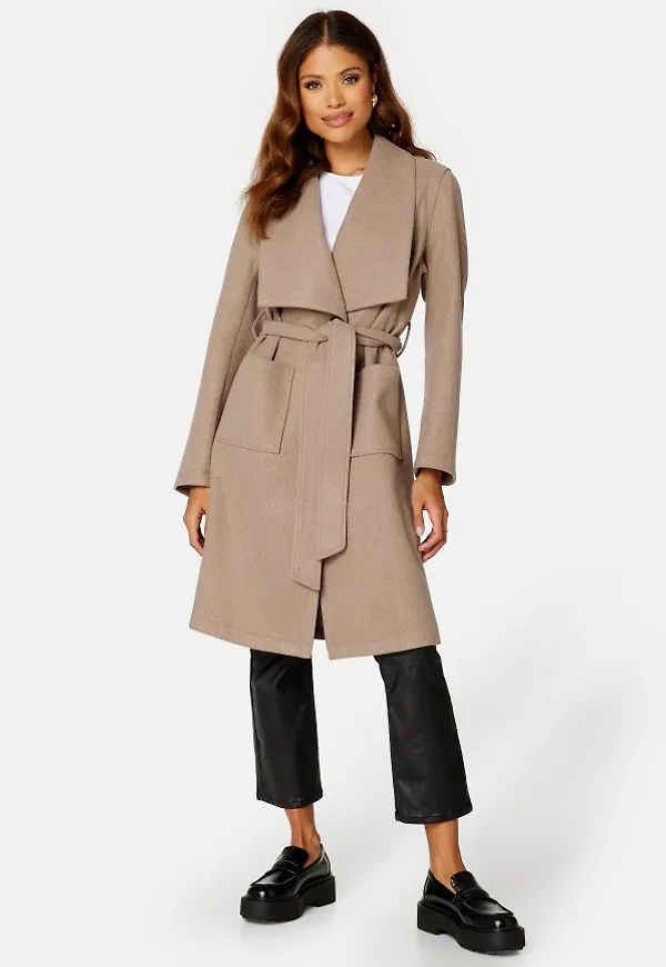 BUBBLEROOM Carlena Coat Beige melange 36