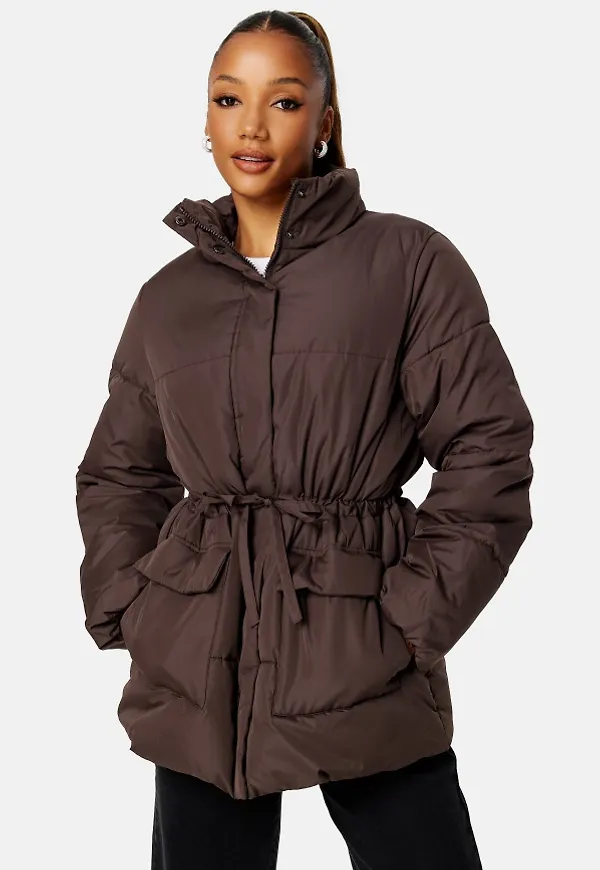 BUBBLEROOM Cleo Recycled Padded Jacket Brown 2XL