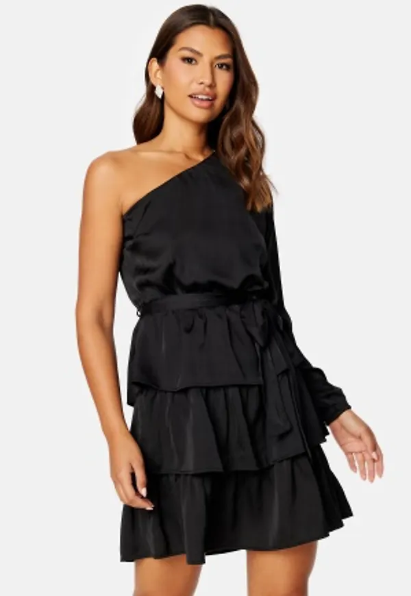 BUBBLEROOM Dafne one-shoulder dress Black 46