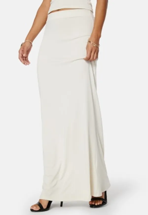 BUBBLEROOM Danielle Maxi Skirt Cream L
