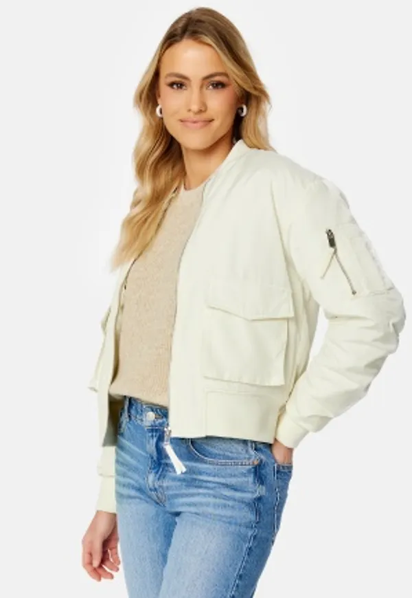 BUBBLEROOM Diane Bomber Jacket Cream XS