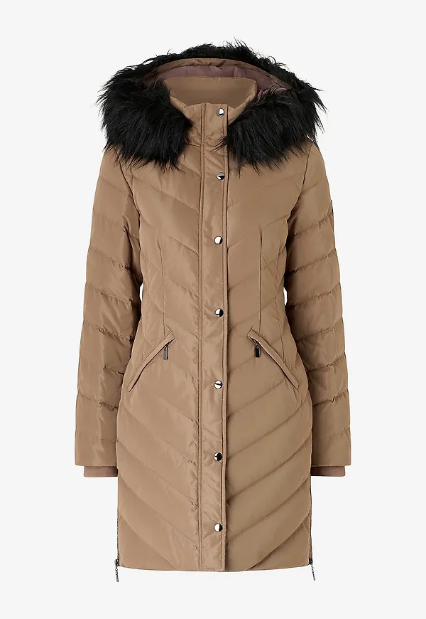 Bubbleroom - Dunkappa Down Coat - Beige