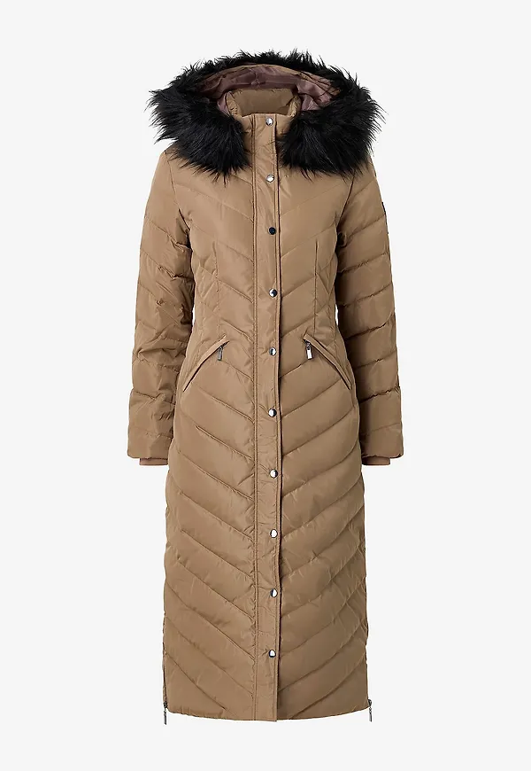 Bubbleroom - Dunkappa Down Maxi Coat - Beige